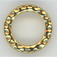 94-3086-25 Bright Gold Medium Hammertone Ring (4)